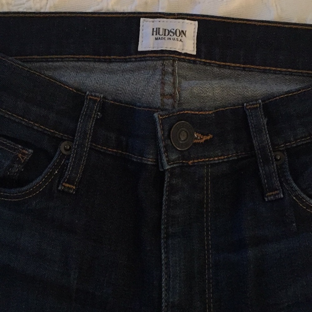 Size 27 Hudson Mid-rise Skinny Jeans